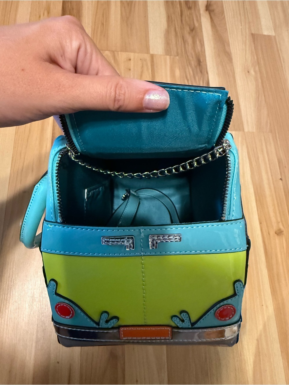 Dolls Kill Scooby-Doo Mystery Machine Satchel - Blue & Yellow - Picture 6 of 7
